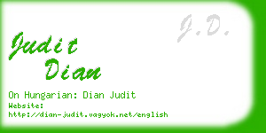 judit dian business card